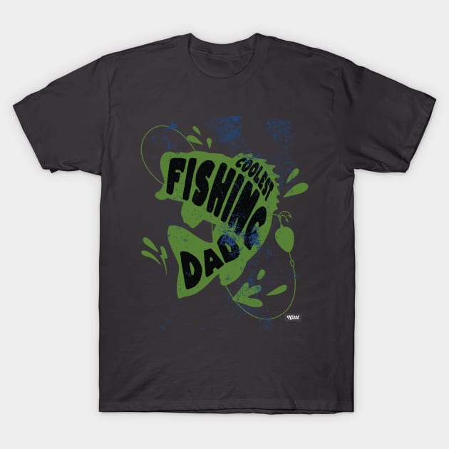 Coolest fishing Dad T-Shirt by Everyday Apparel